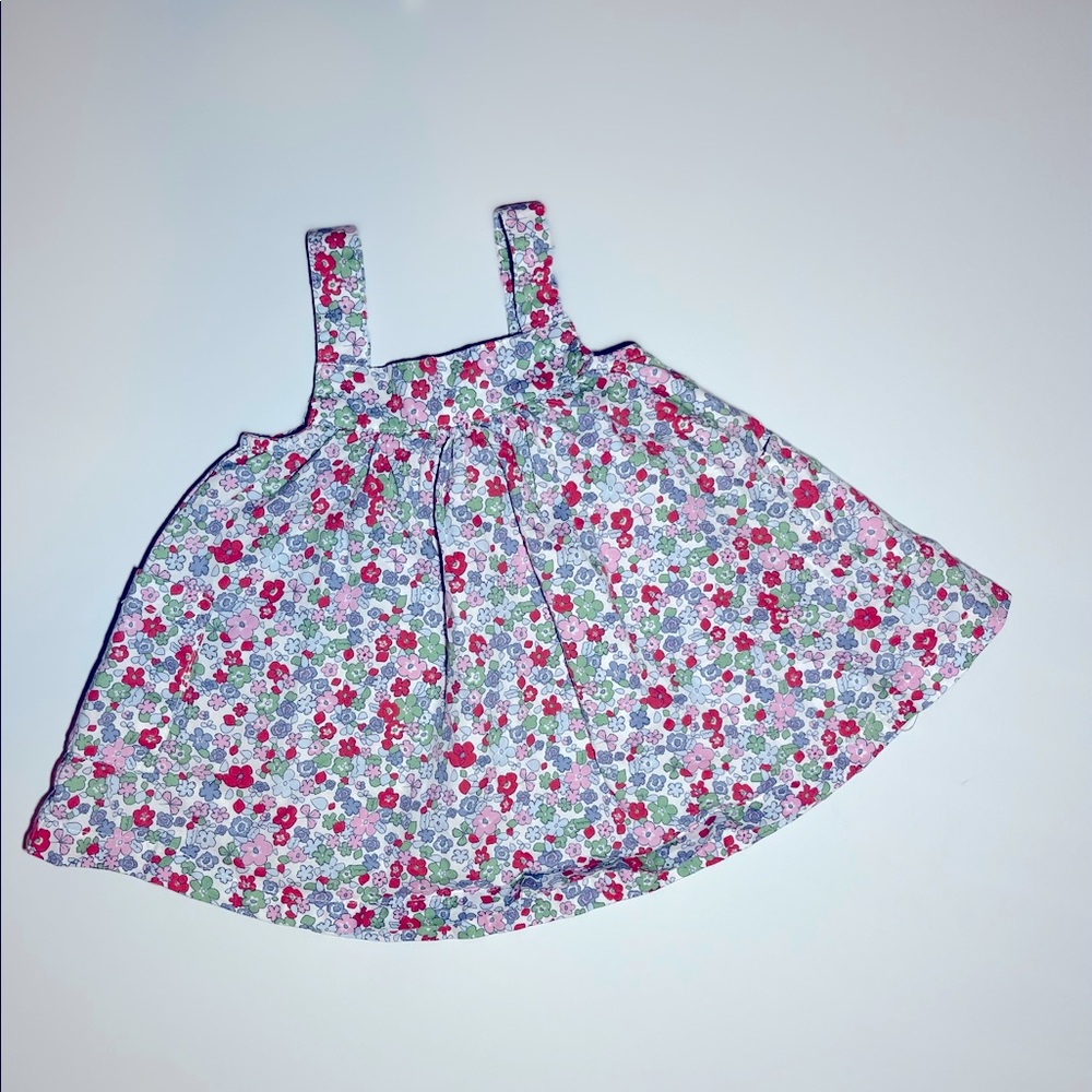 Floral overall dress